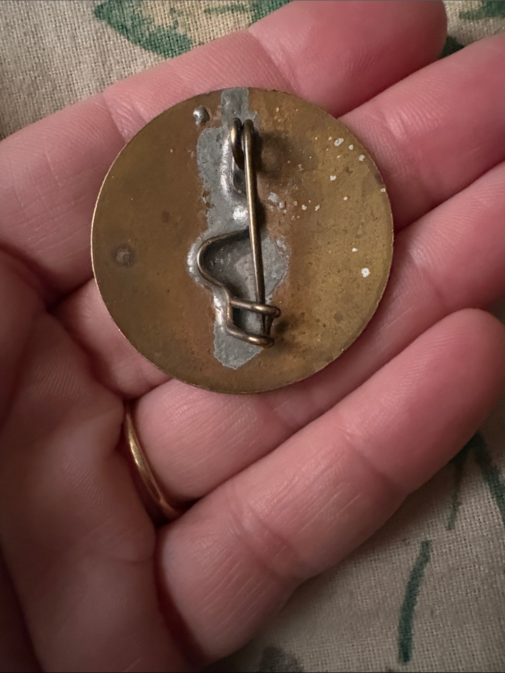 Wells Fargo & Co Special Agent Brass Decorative pin - Antique Brass - Picture 4 of 4